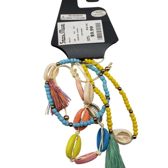 NWT Boho Jules Triple Bracelet Lot with Colorful Features - Picture 7 of 8